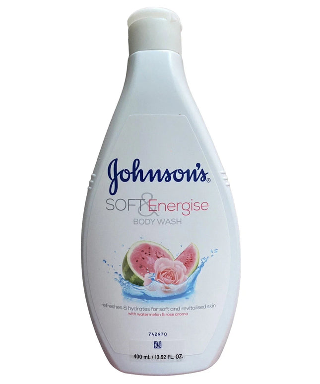 JOHNSON'S® Soft & Energise Body Wash with Watermelon & Rose Aroma 400ml