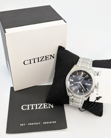 Citizen Titanium 42mm Men's Solar Powered Fashion Watch - Black/Silver
