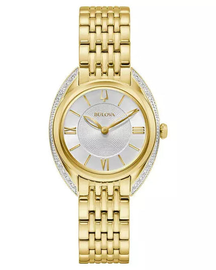 Bulova Gold Stainless Steel Women's Quartz Watch