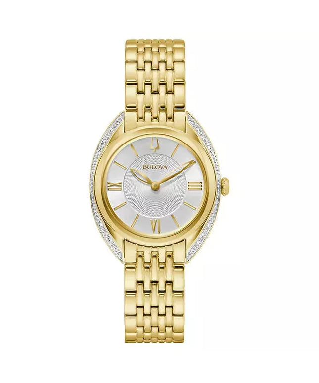 Bulova Gold Stainless Steel Women's Quartz Watch