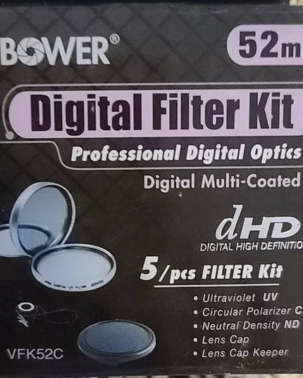 Bower VFK52C 52mm Digital Five (5) Piece Filter Kit