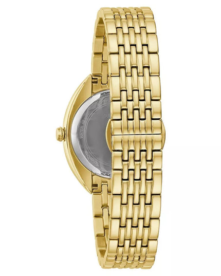 Bulova Gold Stainless Steel Women's Quartz Watch