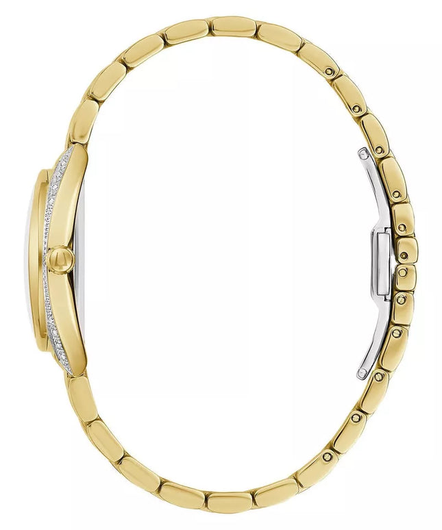Bulova Gold Stainless Steel Women's Quartz Watch