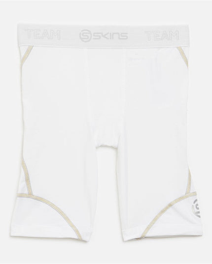 SKINS DNAmic Team Compression Half Tights White