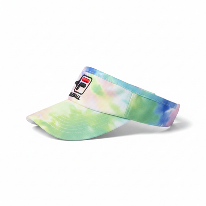 Fila Pickleball tie-dye visor, side view