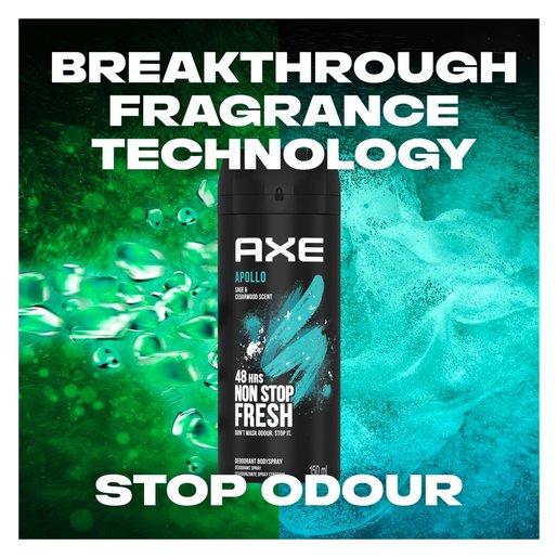 Axe Apollo Aerosol Deodorant Body Spray 150ml