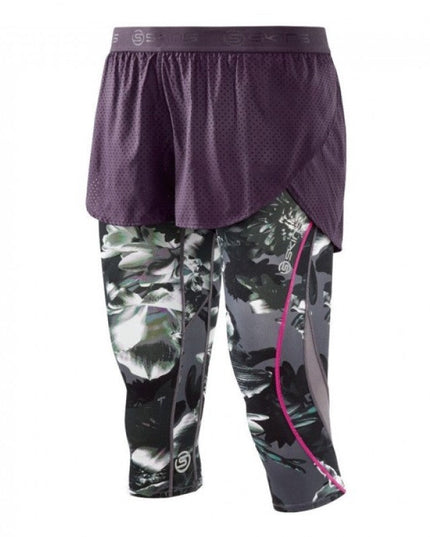 SKINS DNAMIC WOMEN SUPERPOSE 3/4 TIGHTS - BOTANICA