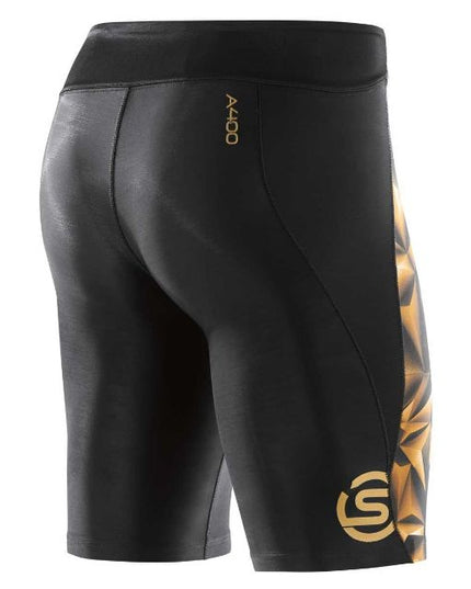 Skins A400 Half TIghts Black & Gold
