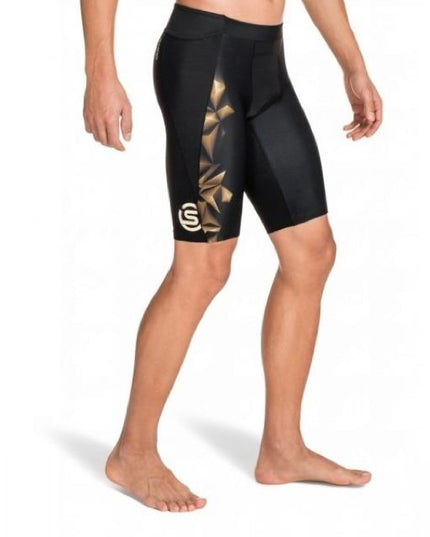 Skins A400 Half TIghts Black & Gold