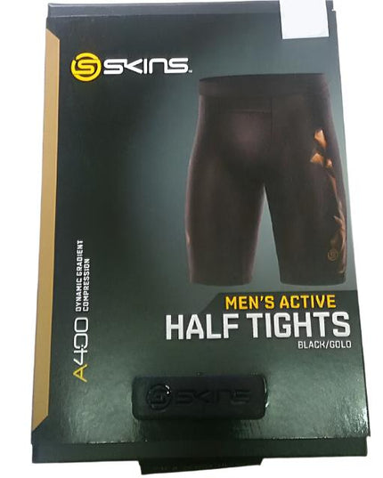 Skins A400 Half TIghts Black & Gold