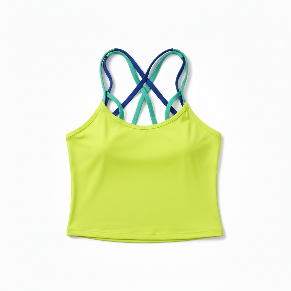 Strappy Tank Front No Logo