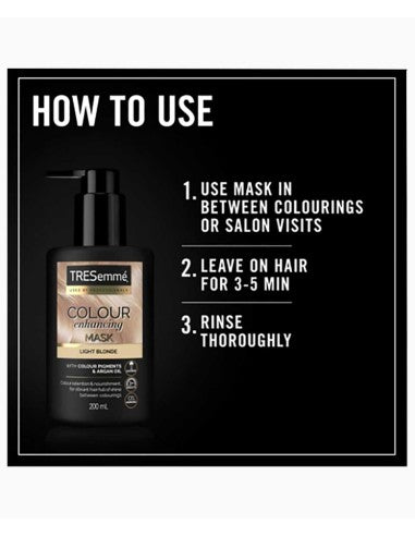TRESemme Colour Enhancing Hair Mask - Light Blonde 200ml