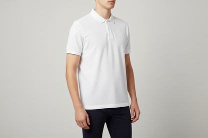White Polo — Front-Right 3Q