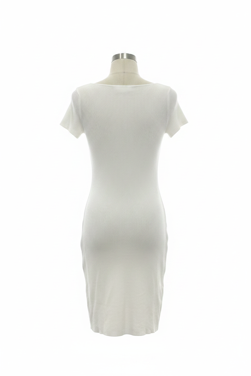 Diyana Secret white dress on mannequin