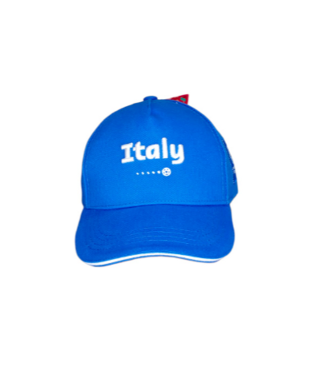 FIFA 2022 with the Authentic Italy Men Cap in Blue - Official Emblem Included