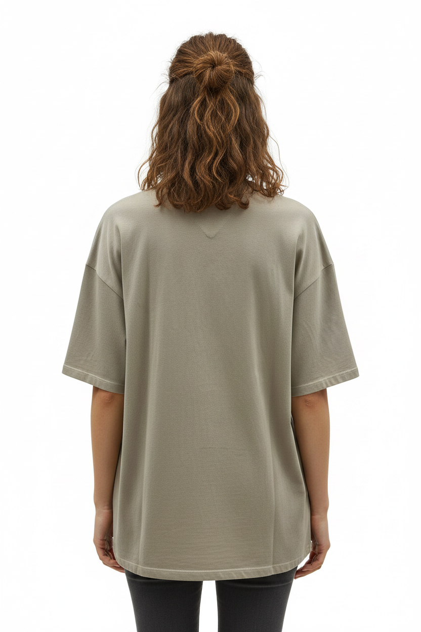 Woman wearing Tommy Jeans Tee - Back