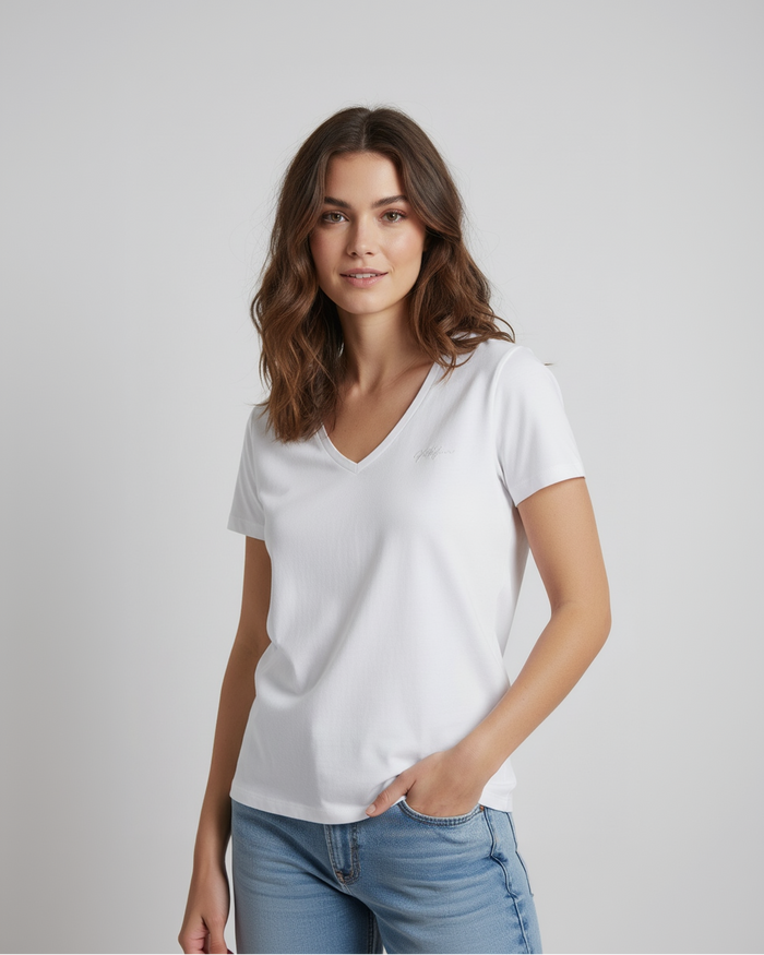 Clearance of G-Star RAW T-Shirt – Women Graphic 2 V T S\S White Lyon