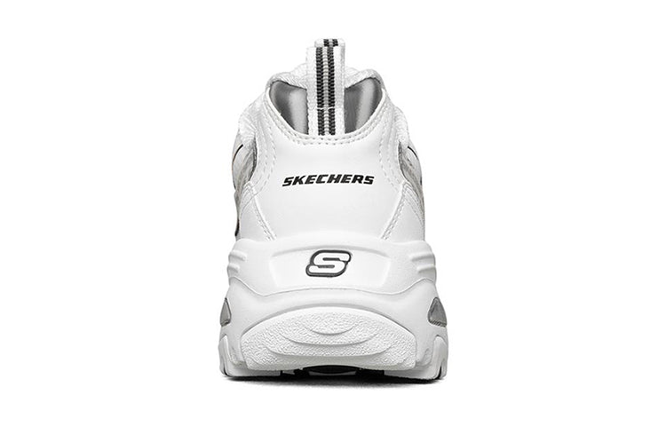 Skechers (Women) D'Lites 1.0 low Sneaker White/Black 149232-WBK