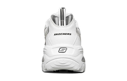 Skechers (Women) D'Lites 1.0 low Sneaker White/Black 149232-WBK