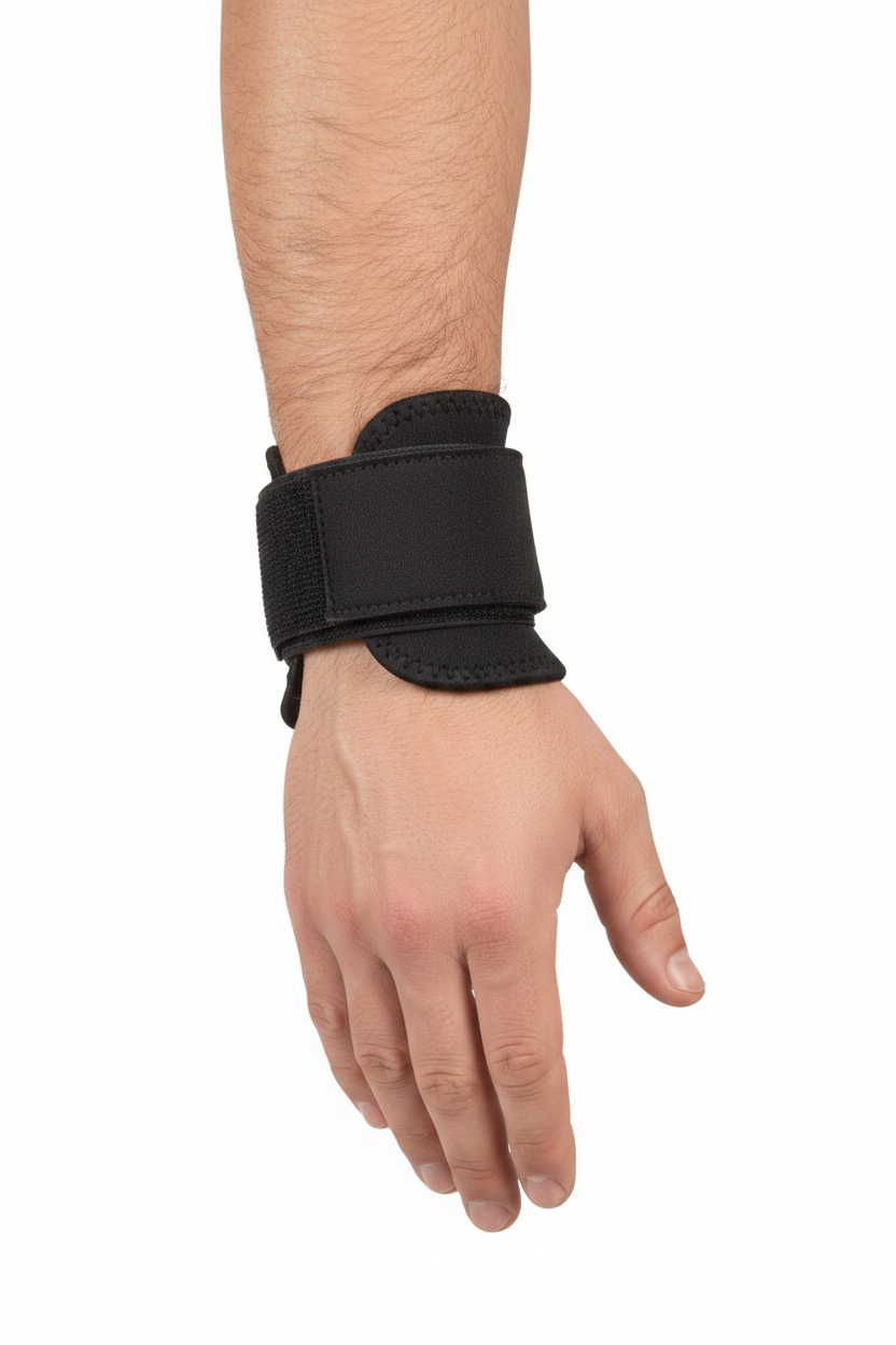 Wrist Protection on White Background